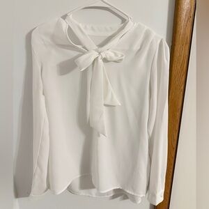 NEW! White Women's Chiffon blouse